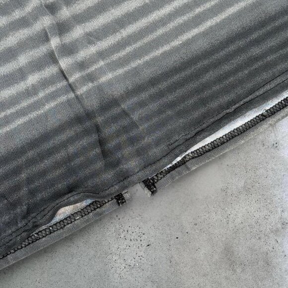 Vintage striped maxi skirt // plus size - Picture 3 of 8